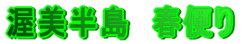 渥美半島　春便り